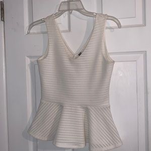 White peplum top Nordstrom